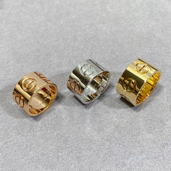 ˇShiny JewelryˇLOVE 11MM LARGE RING