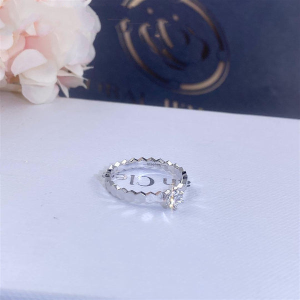 ˇShiny JewelryˇBEE LOVE RING SILVER 1 DIAMOND