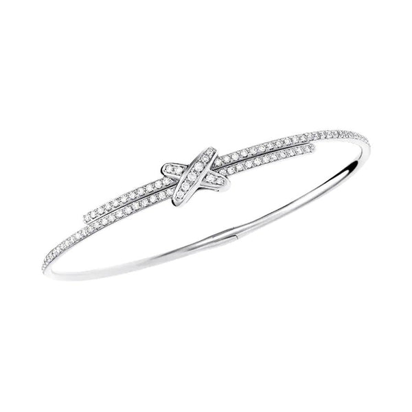 ˇShiny JewelryˇJEUX DE BRACELET DIAMONDS SILVER