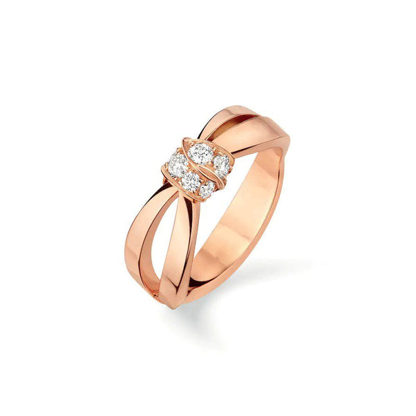 ˇShiny JewelryˇLIENS RING PINK GOLD DIAMOND