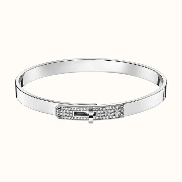 ˇShiny JewelryˇKELLY SILVER DIAMOND BRACELET