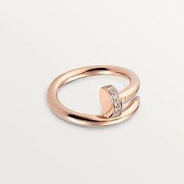 ˇShiny JewelryˇJUSTE RING 2.65MM PINK GOLD DIAMOND